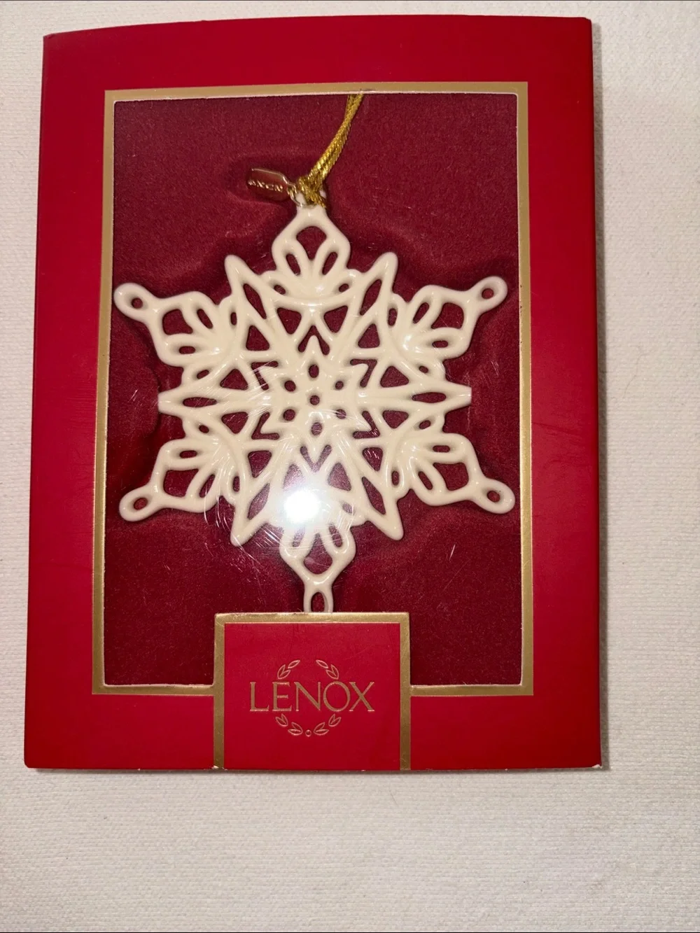 Lenox 2024 snow fantasies snowflake ornament new